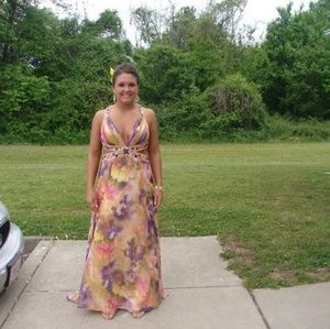 Floral prom dress